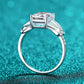 Perfect Days 3 Carat Moissanite Sterling Silver Ring