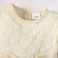 Baby Girl Floral Bow Detail Round Neck Bodysuit