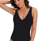 Plunge Backless One-Piece Swimsuit