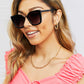 Cat Eye Full Rim Polycarbonate Sunglasses