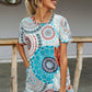 Printed Round Neck Short Sleeve Tee