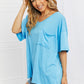Zenana Sit Back And Relax Oversized Boyfriend Tee