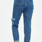 High Waist Distressed Boyfriend Jeans