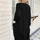 Contrast Dropped Shoulder Ribbed Trim Cardigan