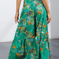 Printed Tie-Front Culottes