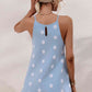 Polka Dot Round Neck Knit Tank