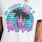 Slogan Graphic Tee Shirt