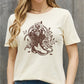 Simply Love Full Size Cowboy Boots Flower Graphic Cotton Tee
