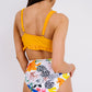 Floral Frill Trim Two-Piece Swim Set