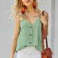 Buttoned V-Neck Cami
