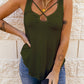 Strappy Gathered Detail Tank