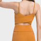 Crisscross Cutout Sports Cami