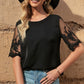 Half Sleeve Round Neck Blouse