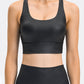 Crisscross Strappy Back Sports Bra