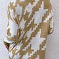 Houndstooth Long Sleeve Turtleneck Sweater