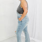Judy Blue Melina Full Size Distressed Straight Leg Overalls