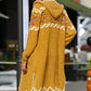 Bohemian Slit Hooded Duster Cardigan