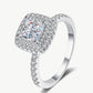 Sterling Silver 1 Carat Moissanite Ring