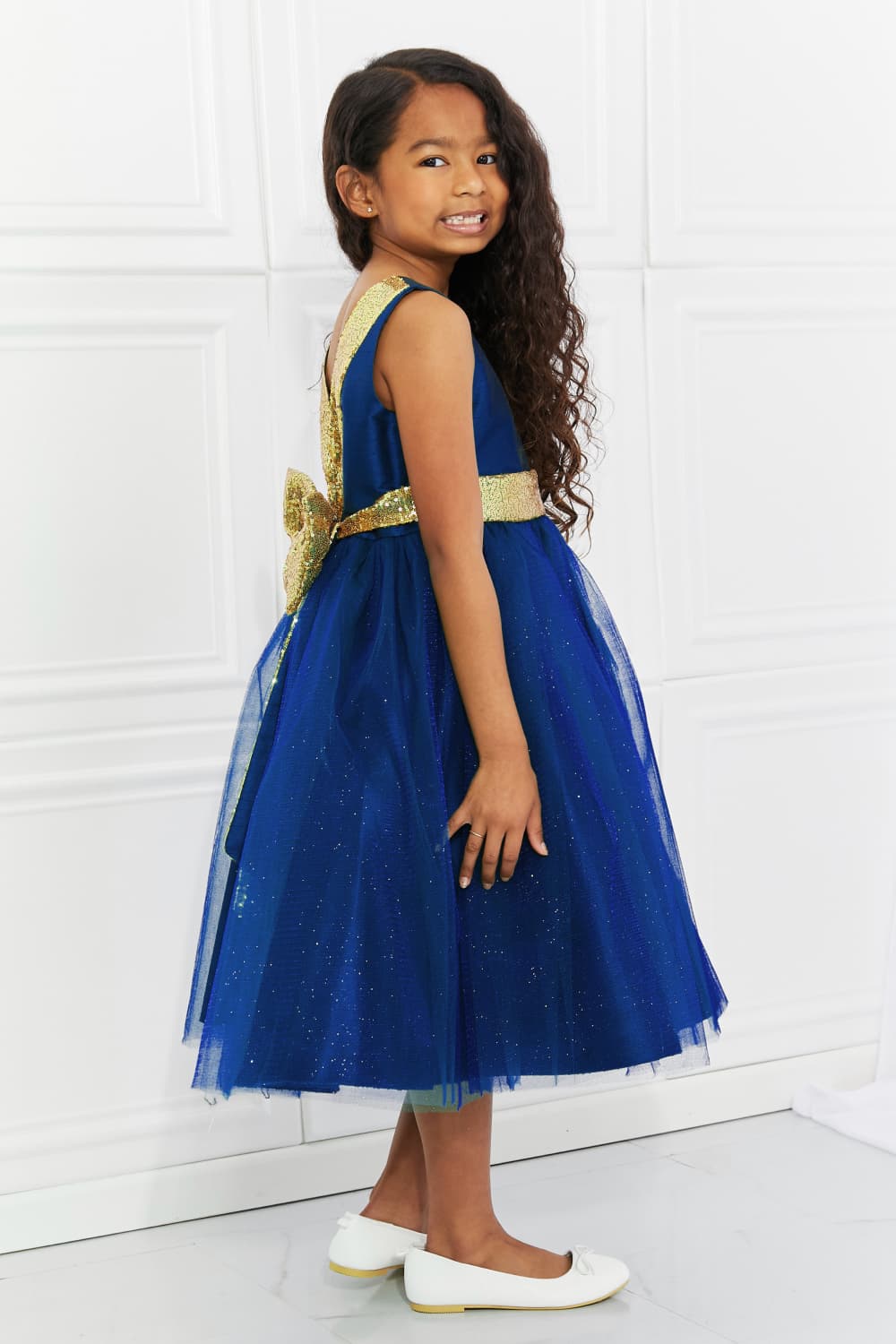 Kid's Dream Little Miss Classy Tutu Dress in Blue