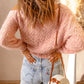 Cable-Knit Eyelash Sweater
