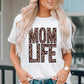MOM LIFE Leopard Graphic Tee