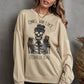 Halloween Skeleton Graphic Dropped Shoulder Sweatshirt