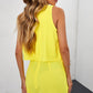 Layered Sleeveless Round Neck Romper