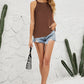 Grecian Neck Knit Tank