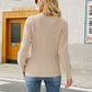Long Sleeve Rib-Knit Sweater
