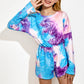 Girls Tie-Dye Round Neck Romper