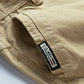 Belted Button and Zip Closure Shorts