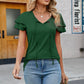 Tie Neck Layered Flutter Sleeve Top