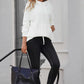 Drawstring Detail Hooded Sweater with Kangaroo Pocket