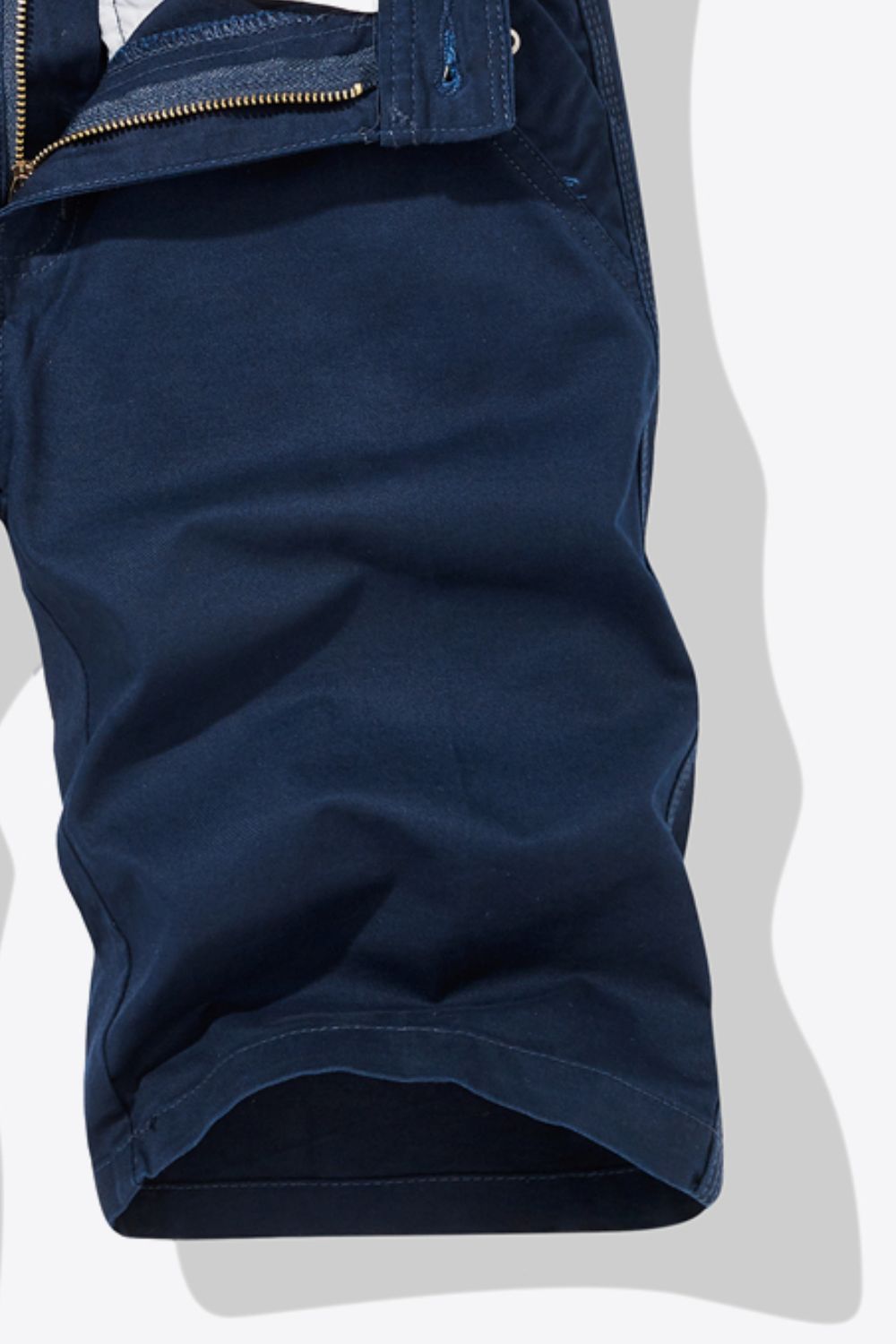 Belted Shorts with Pockets