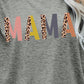 MAMA Leopard Graphic Short Sleeve Tee