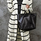 Striped Open Front Rib-Knit Duster Cardigan