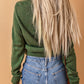 Mixed Knit Button Down Cardigan with Pockets