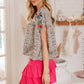 ODDI Full Size Floral Dotted Blouse