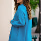 Button Front Shacket with Pockets