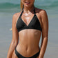 Halter Neck Tie Back Bikini Set