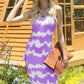 Tie-Dye Spaghetti Strap Dress