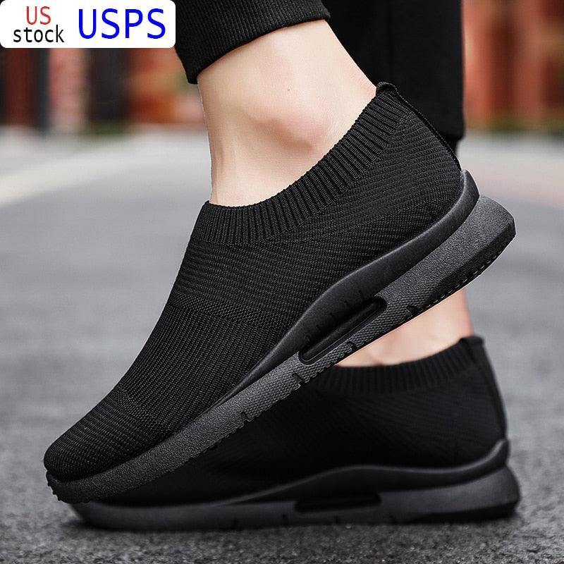 Great Light Running Shoes - Slip on Sock Sneakers - Men's Casual Shoes (1U12)(1U15)(1U16)