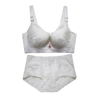Plus Size Lingerie Set Women Bras And Briefs Sets Push Up Underwear Sets Tsb4