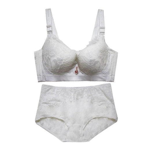 Plus Size Lingerie Set Women Bras And Briefs Sets Push Up Underwear Sets Tsb4