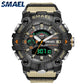 Military Watches Men Sport Watch New 50M Waterproof Wristwatch Stopwatch Alarm LED Light Digital Watches 8040 Men's Sports Watch