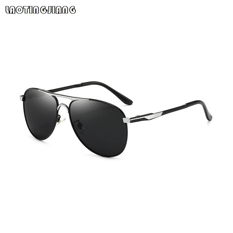 Fashion Men's Polarized Sunglasses Metal Brand Designer Sun Glasses Male Driving Fishing Sunglasses Men Women Anti-glare Shades