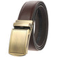New Genuine Leather Men's Belt Luxury Fashion High Quality Male Belts Metal Automatic Buckle Men Belt Business Casual Waist Band