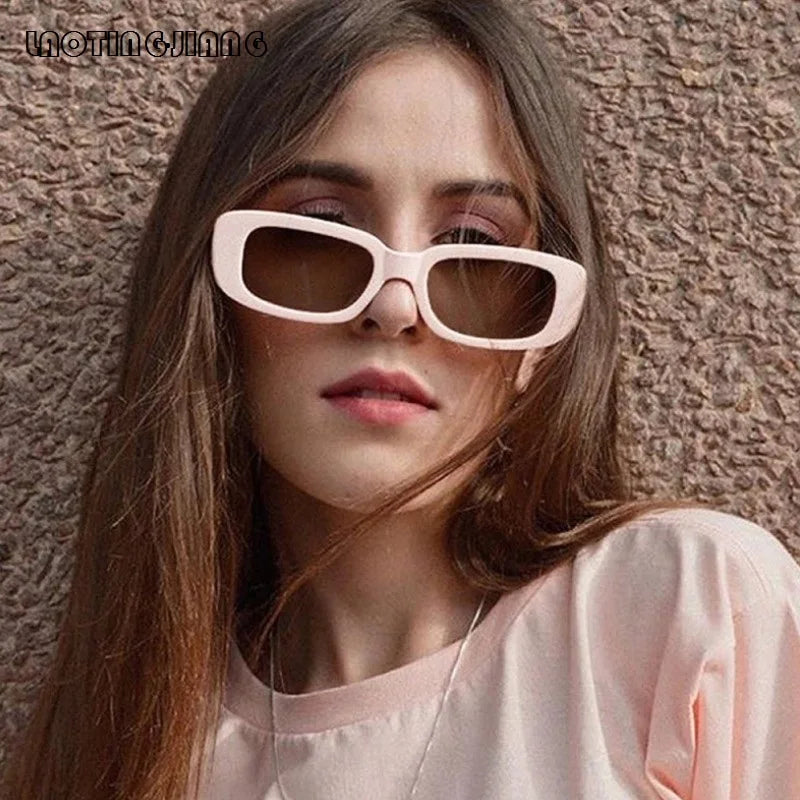 Vintege Square Small Sunglasses Women Men Rectangle Brand Designer Sun Glasses Female Shades For Oculos Lunette De Soleil Femm