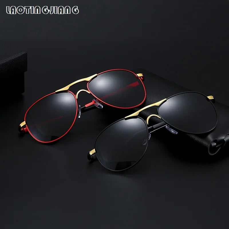 Men Pilot Sunglasses Women Polarized Sun Glasses Male Driver's Metal Brand Designer Sunglasses For Man Anti-glare Vintage Shades