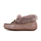 GRWG Winter 100% Genuine Leather Real Wool Women Flats New Fashion Female Moccasins Casual Loafers Plus Size Snow Shoes